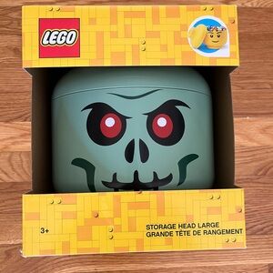 LEGO Green Skeleton Storage Head Halloween